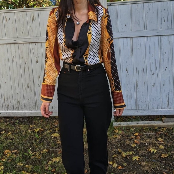 Retro/vintage button down blouse - Picture 3 of 4